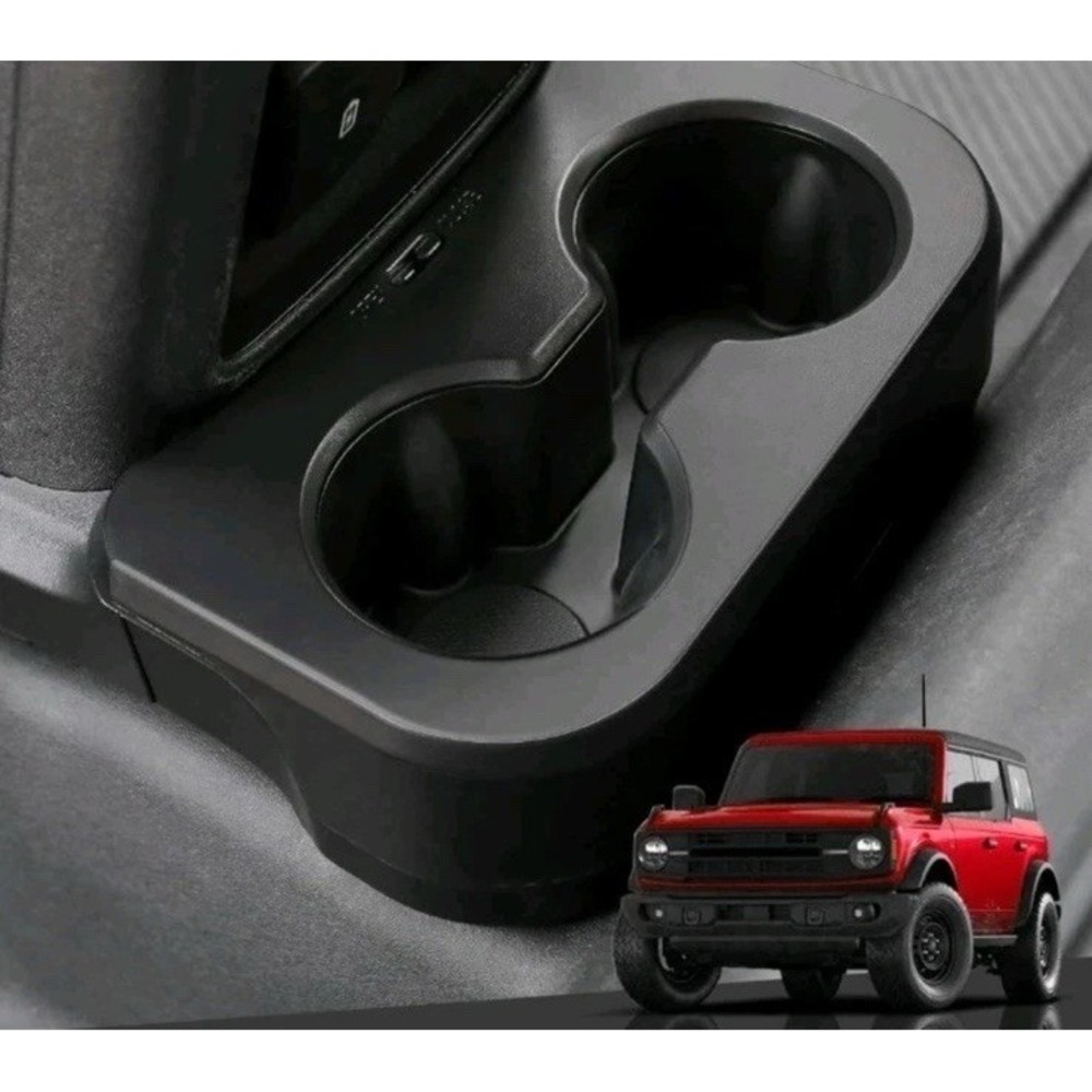 Mabett Upgrade Removable Rear Dual Cup Holder for Ford Bronco Sport - Picture 13 of 16